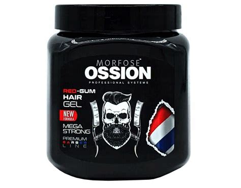 MORFOSE OSSION RED GUM HAIR GEL MEGA STRONG ŻEL DO WŁOSÓW BARBER 750ML