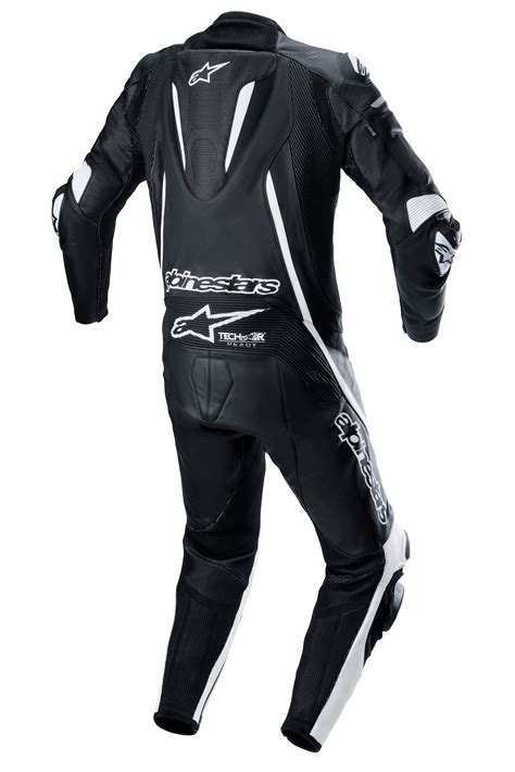 Fusion 1-Piece Leather Suit - BLACK RACING One Piece Suits | Alpinestars