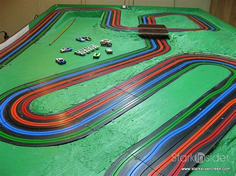 In Photos Ho Scale 4 Lane Slot Car Track