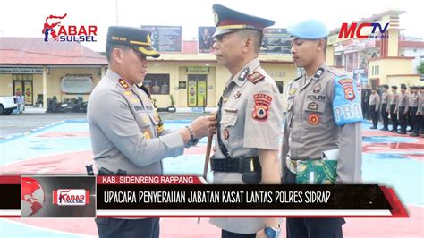 Akbp Erwin Syah Pimpin Upacara Penyerahan Jabatan Kasat Lantas Polres