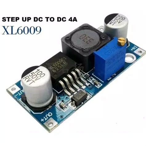 Jual Modul Step Up Xl6009 Penaik Tegangan Dc 3 32vdc 4a Shopee