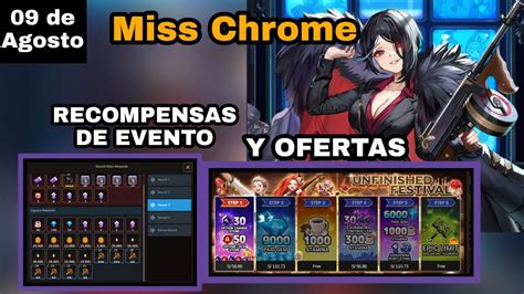 Nueva Personaje Miss Chrome Recompensas De Evento Y Ofertas