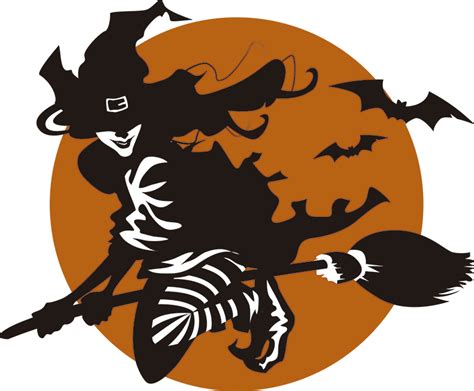 Halloween Witch Wall Sticker Tenstickers