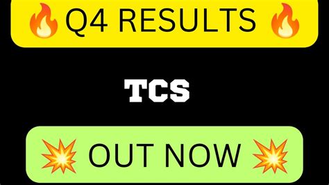 Q4 Result Tcs Q4 Result Tcs Share Latest News Tcs Share Dividend