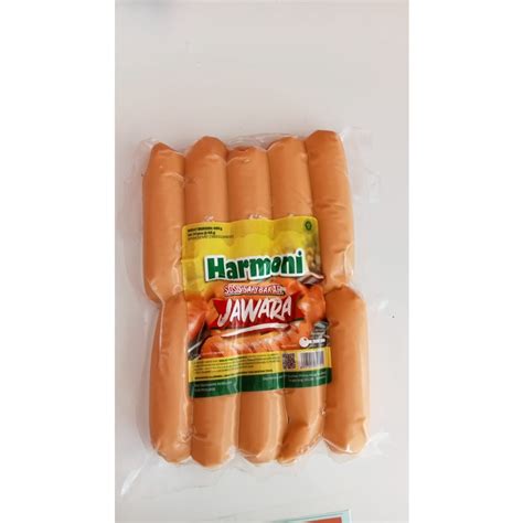 Jual Harmoni Jawara Sosis Sapi Bakar Frozen Food 450gr Shopee Indonesia