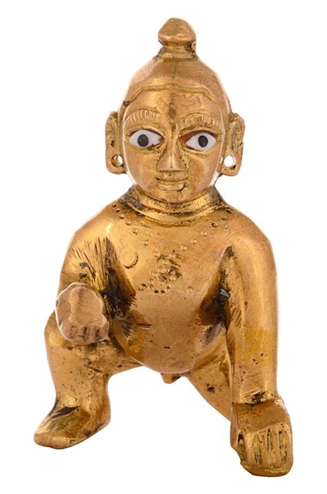 Buy Aone India Brass Lord Laddu Gopal Ball Krishna Thakur Ji Idol