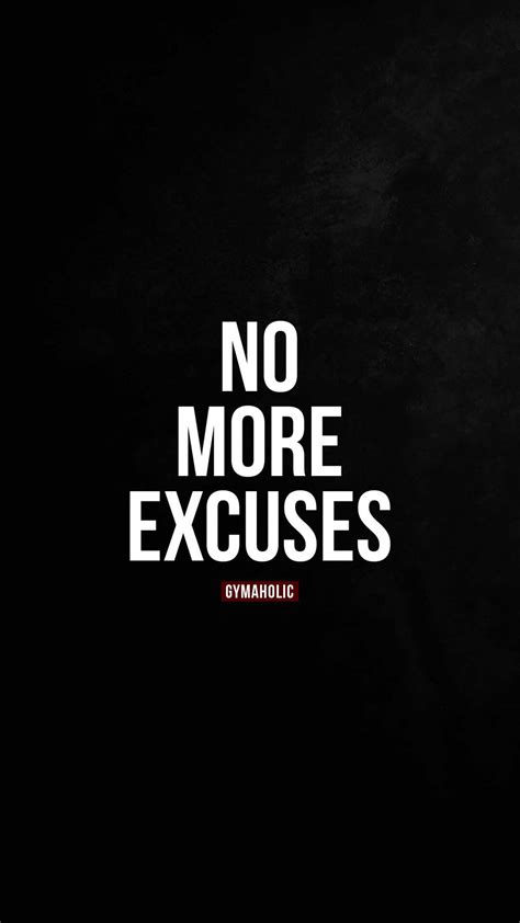 Be Stronger Than Your Excuses Gymaholic Fitness App