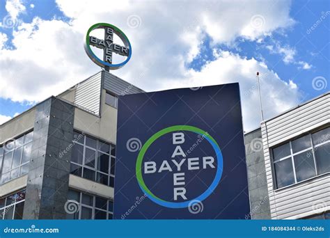 Bayer Building With Emblem And Logo Editorial Stock Image Image Of