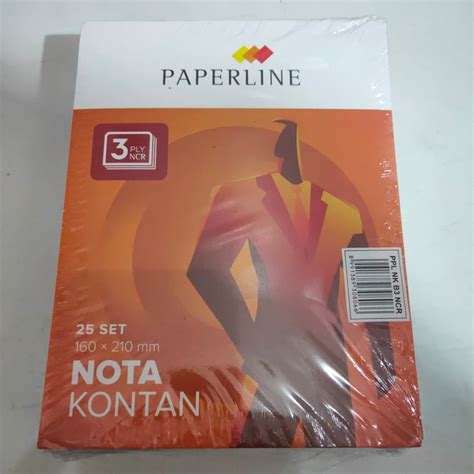 Jual Nota Kontan Besar 3 Ply Paperline Isi 10 Buku Shopee Indonesia