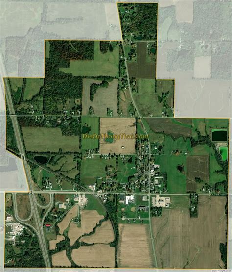Map of Dix village, Illinois - Thong Thai Real