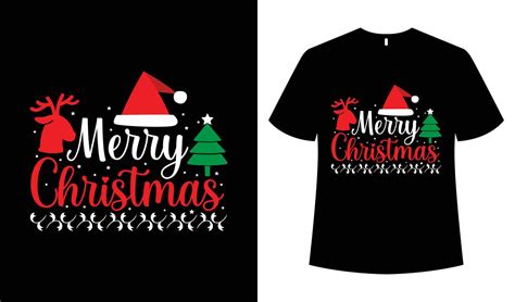 Marry Christmas T Shirt Designs Template Tshirt Board 27158564 Vector