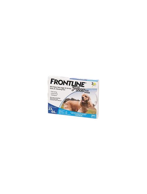 Frontline Plus for Dogs 23-44lb 3 Month Supply