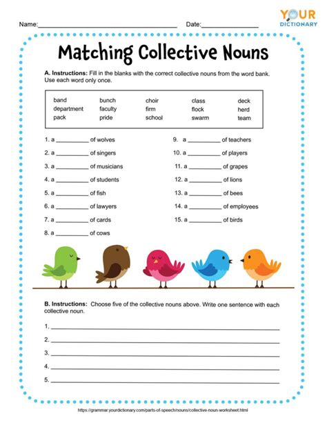 Collective Nouns Worksheet Ks1 - Noun Worksheets