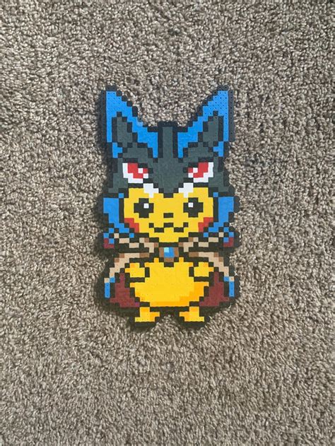 Lucario Pixel Art Easy