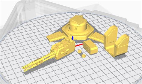 Stl File Helldivers Gatling Machine Gun Turret Sentry Stratagem D