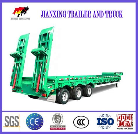 Ft Container Flatbed Low Bed Framework Skeleton Extendable Tank Truck