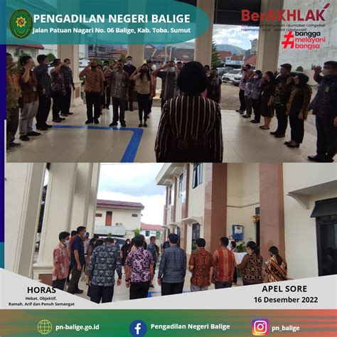 Kegiatan Apel Pagi Dan Sore