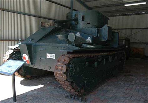 British Vickers Medium Mkii Tank At The Raac Memorial Army Tank Museum