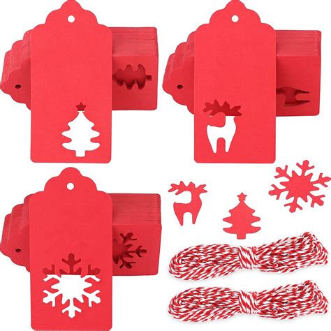 Amazon Jijacraft Christmas Gift Tags Pcs Christmas Tags With