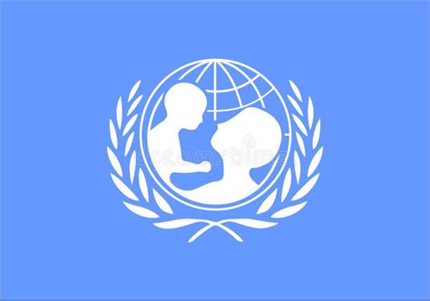 Flag of Unicef editorial photography. Illustration of world - 177342732