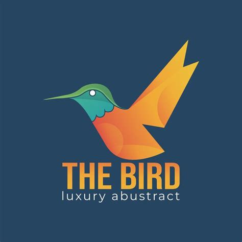 Premium Vector Bird Colorful Logo Gradient Vector