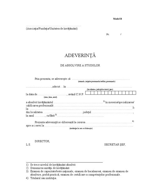 PDF Adeverinta De Absolvire A Studiilor DOKUMEN TIPS