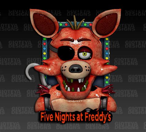 STL file FNAF Five Nights at Freddy's - Foxy 🎃 ・3D printable model to download・Cults