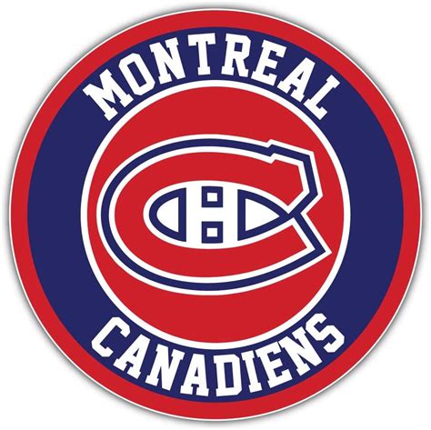 Montreal Logo Sport Car Bumper Sticker Decal 5 X 5 Hotprint Canadiens