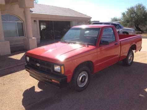 1991 Chevy S10 Pickup 2 5l 5 Speed 110 000 Actual Miles Clean Az Tittle