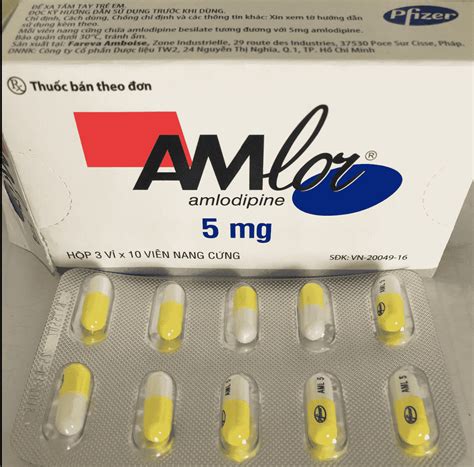 Amlor 5 Mg H30 Viên Capsules