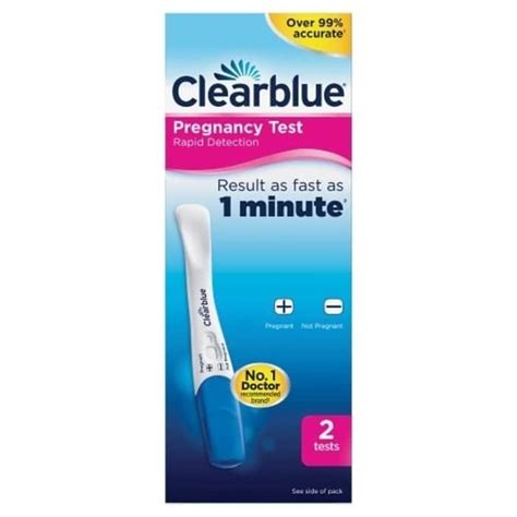 Buy Clearblue Pregnancy Test Rapid Detection 2 Tests Life Pharmacy