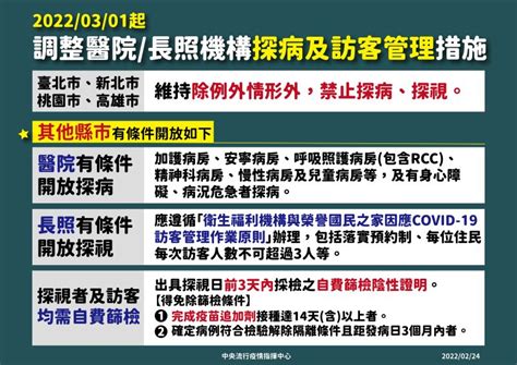 長照機構31解禁！開放「3人內訪客」探視 北北桃高除外