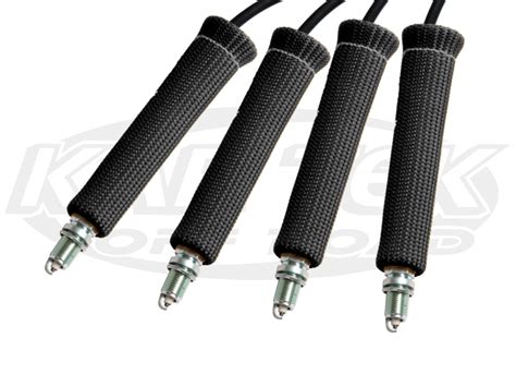 Cool It ThermoTec 14262 Black Braided Spark Plug Wire Heat Shield