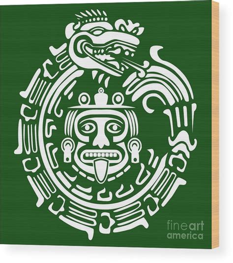 Mayan Sun God Symbol