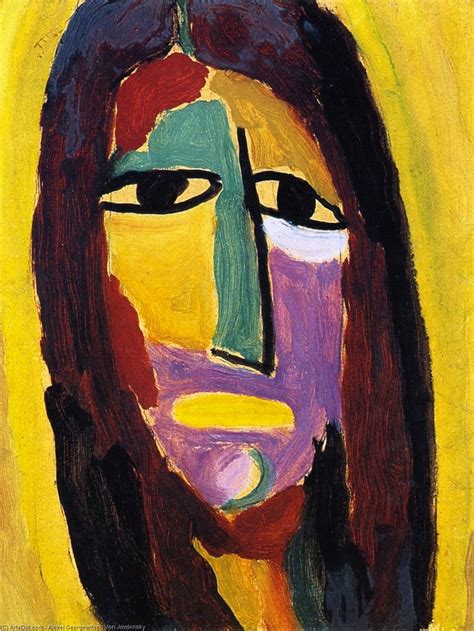 Museum Art Reproductions Mystical Head John The Baptist 1917 By