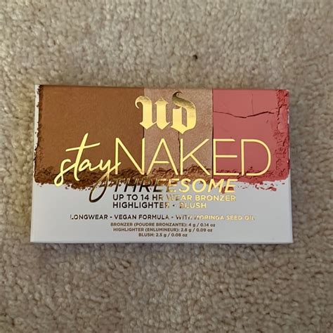 Urban Decay Makeup Stay Naked Threesome Bronzer Highlighter Blush