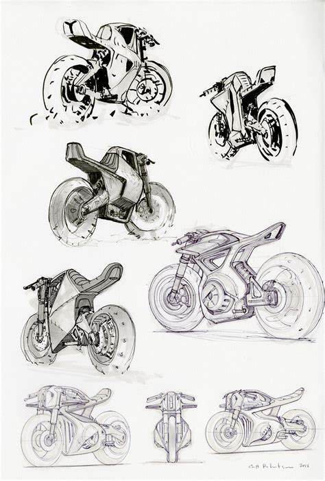 Motorcycle Art Bike Art Futuristic Motorcycle Scott Robertson Bike