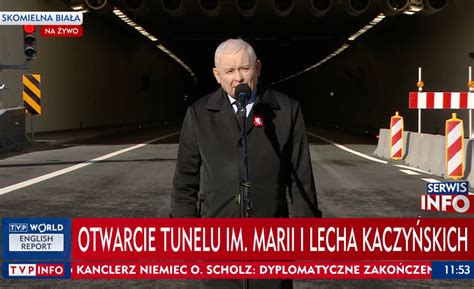 Uroczyste Otwarcie Tunelu Im Marii I Lecha Kaczy Skich