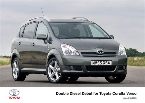 Double Diesel Debut For Toyota Corolla Verso Toyota Media Site