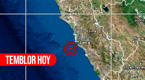 Temblor Hoy 14 De Abril En Lima Se Registró Sismo De Magnitud 4 8 Con