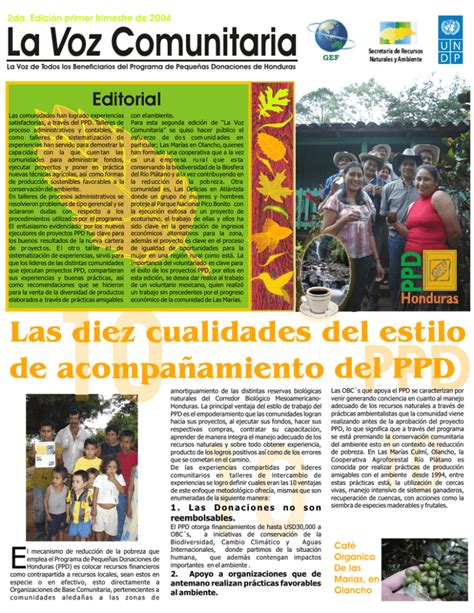 Voz Comunitaria 2da Edicion