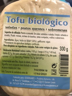 Tofu Natural Biol Gico Cem Porcento G