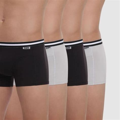 Dim Boxer Ecodim X Noir Gris Noir Gris Noir Blanc Cdiscount Pr T