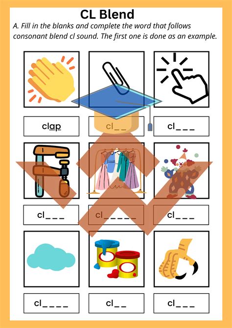 Consonant Blends Worksheet Wisdomnest