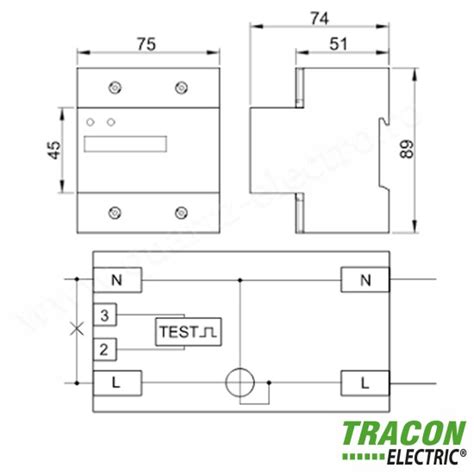 CONTOR MONOFAZAT DE ENERGIE ELECTRICA DIRECT AFISAJ LCD TIP FEREASTRA