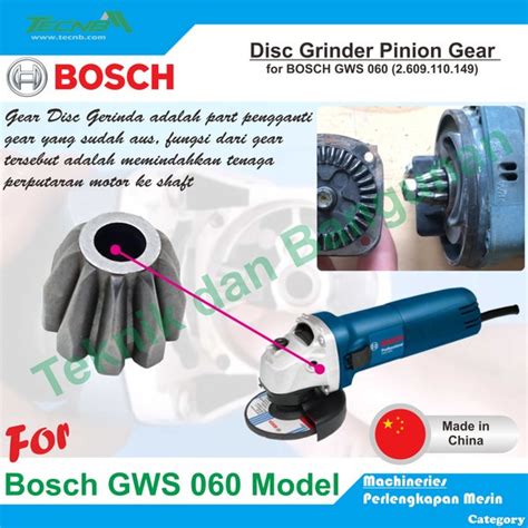 Jual Bosch Pinion Gear Dis Grenda GWS 060 Di Lapak Teknik Dan Bangunan