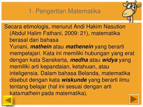 Pengertian Matematika Ppt Download