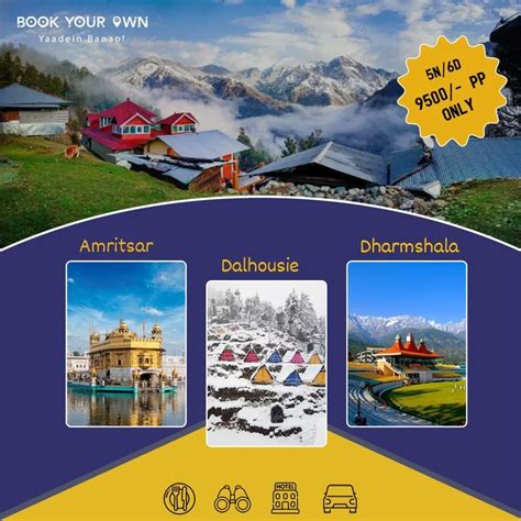 Amritsar To Dalhousie To Dharmshala Tour Package Travel Packages