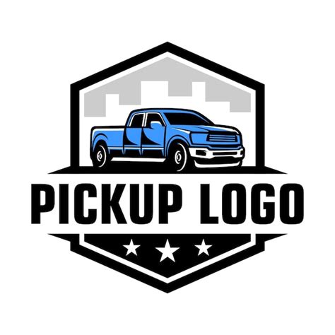 vetores  ilustracoes de pickup logo   gratuito freepik