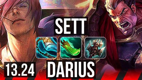 Sett Vs Darius Top 1000 Games Godlike 9 2 2 Br Master 13 24